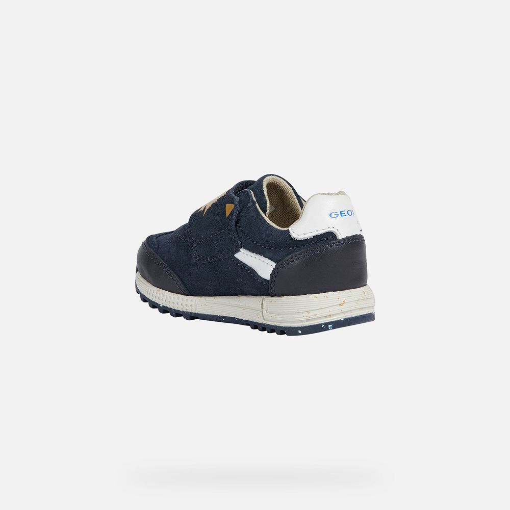 Geox Sneakers Navy Alben Boy - Geox Baby Shoes - PLDNKY849